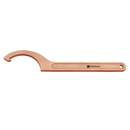 Ключ-крюк NORGAU Industrial искробезопасный 135-145 мм, N173-135-145NSA, AlCu