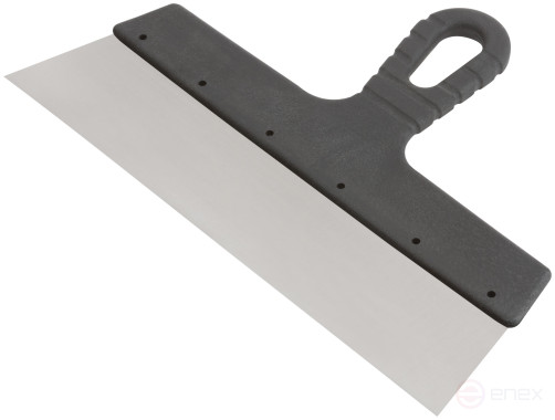 Spatula, stainless steel blade, 300mm plastic handle