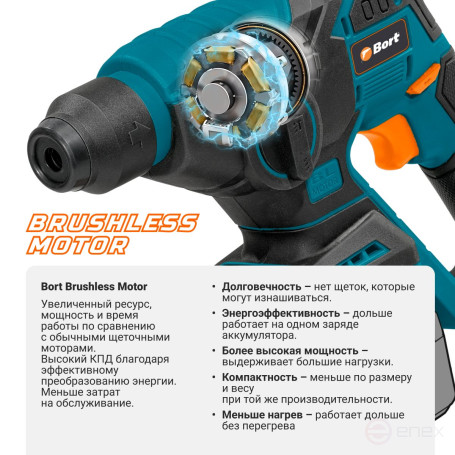 Battery punch BORT BHD-18Li-0 (without battery and storage)