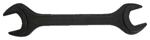 Двусторонний рожковый ключ, 46х50 мм, оксидированные