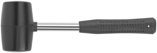 Rubber mallet, metal handle 55 mm ( 450 gr )