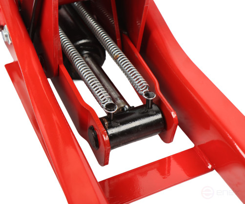 Домкрат подкатной 3т 75-505мм двухпоршневой низкопрофильный GTE