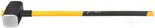 Forged sledgehammer, fiberglass reverse reinforced handle 900 mm,10 kg