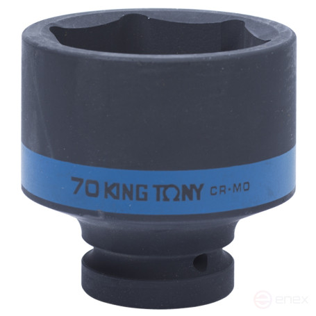 Головка торцевая ударная шестигранная 1", 70 мм KING TONY 853570M
