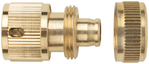 Соединитель, латунь 1/2"