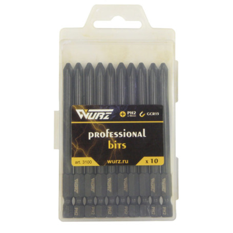 Бита магнитная PH2 х 90мм 10шт.
