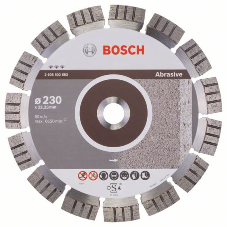 Diamond Cutting Wheel Best for Abrasive 230 x 22.23 x 2.4 x 15 mm