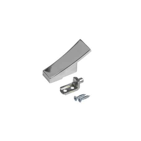 Крючок меб. однорожковый мет. SLASH хром матовый AKS