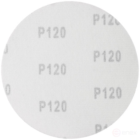 Круги абразивные шлифовальные на ворсовой основе под "липучку" (Р120, 125 мм, 5шт.), Cutop Profi