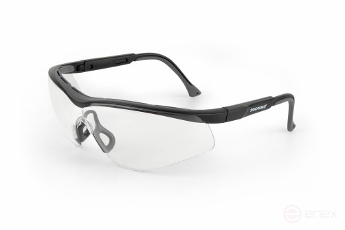 Open safety glasses O50 MONACO CRYSTALINE® (2C-1.2 PC), 30 pcs.