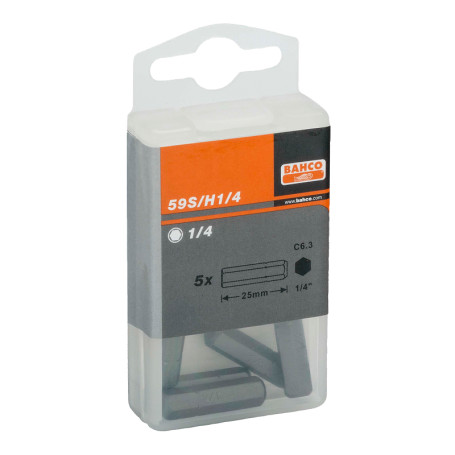 3 x Биты HEX7/64 25 мм 1/4