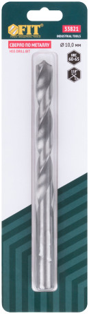 Сверло по металлу HSS полированное в блистере 10,0 мм (1 шт.)