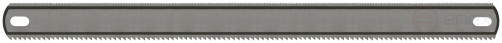 Hacksaw blade metal/wood ( 24 TPI / 8 TPI), red-hot tooth, wide double-sided, 300x24 mm, 1 pc./ PVC envelope