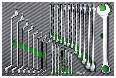 Ключ накидной угол 75° 6х7 мм TOPTUL AAEI0607