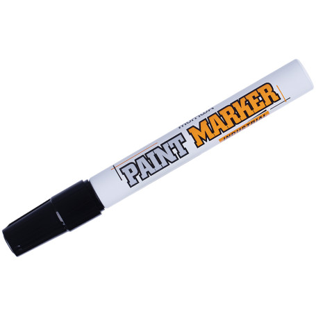 Маркер-краска MunHwa "Industrial" черный, 4мм, нитро-основа, для промышленного применения,блистер