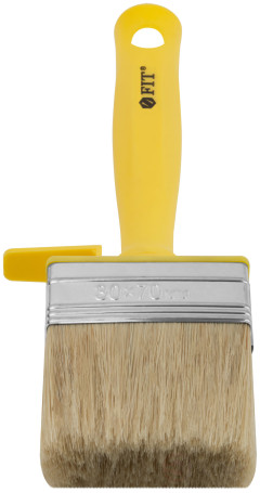 Макловица, натур.светлая щетина, пластиковый корпус, полая ручка, "мини" 30 х 70 мм