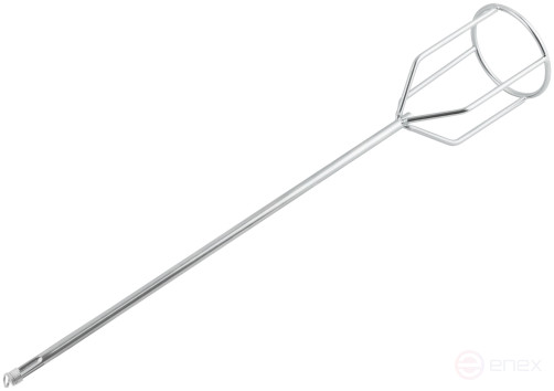 Миксер для строительных смесей повышенной вязкости оцинкованный, хвостовик SDS-PLUS 100х600 мм