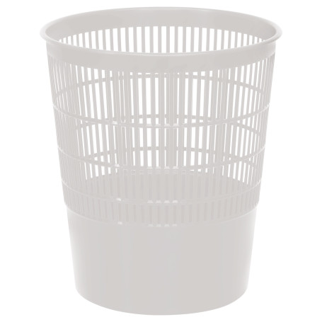 Paper basket STAMM, 18L, mesh, white