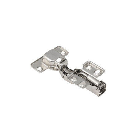 Петля полунакладная с доводчиком 48мм h0 несъемная планка (4 отверстия) AKS LIGHT