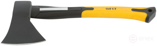 The axe is forged reinforced steel, reinforced fiberglass handle 800 gr.