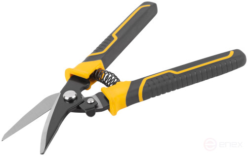 Ножницы по металлу, усиленная пружина, левые 225 мм