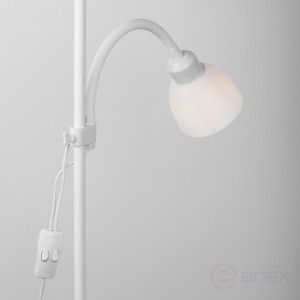 7088-501 Floor Lamp Rivoli Alexandrina 7088-501 Floor Lamp 1 x E27 40W + 1 x E14 40W White