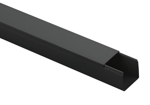 Cable channel ERA KK-B-25-25 black 25x25mm