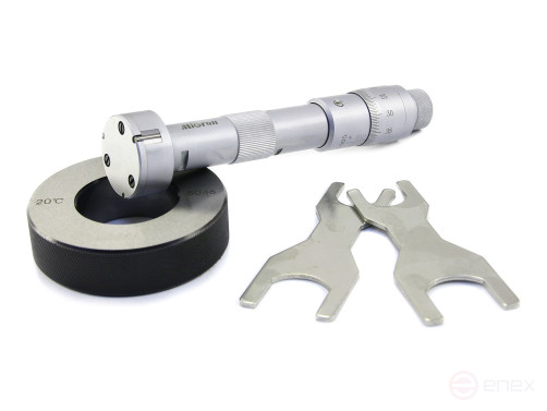 Нутромер микрометрический трехточечный НМТ 30-40 0,005 с установочным кольцом Micron