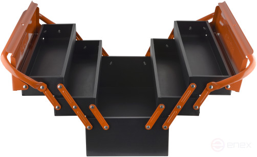 The tool box is metal. 400mm (Car Seat) (44214)