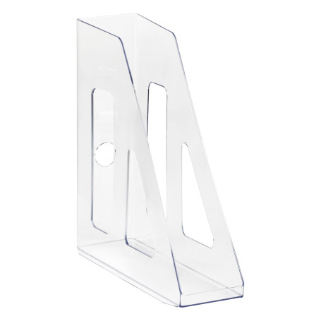 Paper tray vertical STAMP "Asset", transparent, width 70mm