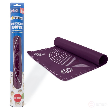 Cooking mat for baking and dough rolling silicone PATERRA, 40x50 cm