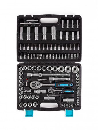 Tool Kit 108 prem. 1/2" 1/4" DR, CrV