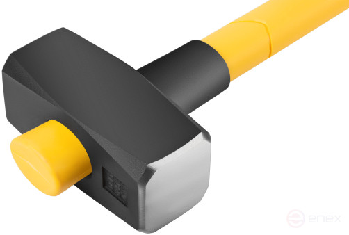 Forged sledgehammer, fiberglass reverse reinforced handle 900 mm, 4 kg