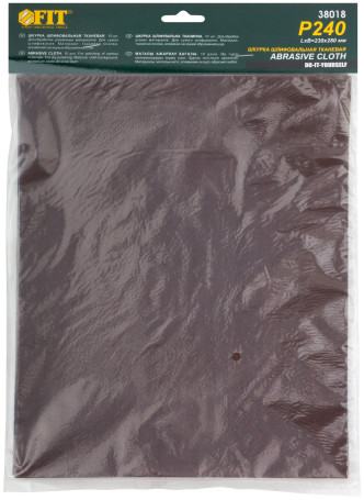 Листы шлифовальные на тканевой основе, алюминий-оксидный абразивный слой 230х280 мм, 10 шт. Р 240