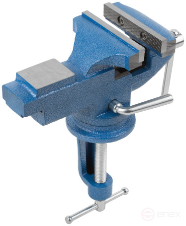 Тиски настольные поворотные усиленные 80 мм (1,8 кг)