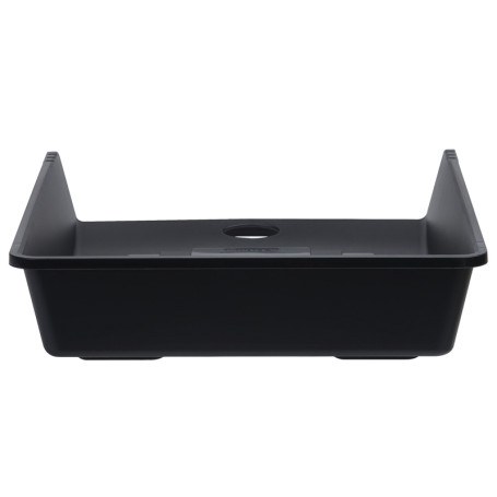 Лоток для бумаг горизонтальный СТАММ "1в1", черный