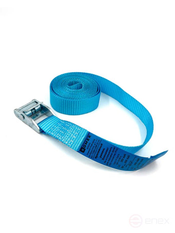 Ремень стяжной РОМЕК для крепления груза с пружинным замком 25 мм, 6м арт. 25.025.1.к