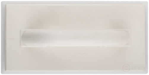 Finishing grater with foam coating, polyurethane housing 280x140 mm