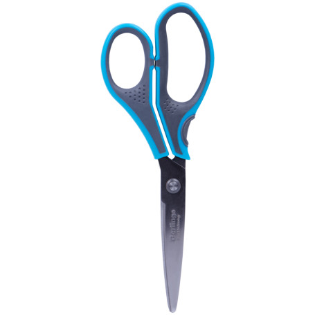 Ножницы Berlingo "Smart tech", 21 см, синие, европодвес