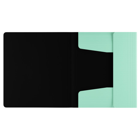 Berlingo "Instinct" A5 elastic band folder, plastic, 600 microns, mint