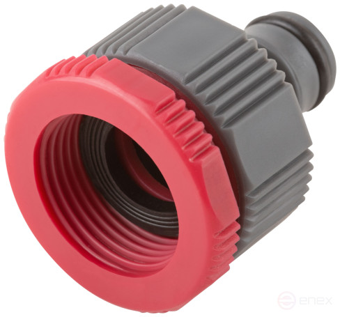 External plastic adapter 3/4" - 1"