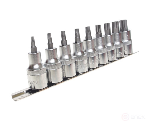 1/2" TORX T20-T60 9 pieces JTC Bit Head Set