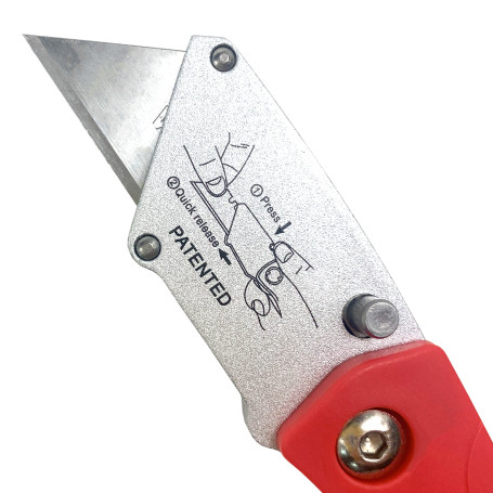 Universal Folding knife with interchangeable blades WP211002 WORKPRO