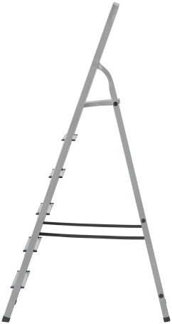 Aluminum ladder, 6 steps, weight 4.6 kg