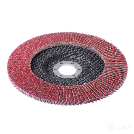 Круг лепестковый торцевой 115 Р80 Атака (коричневый)