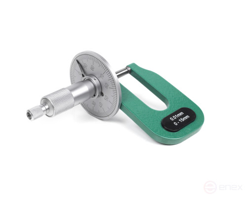 Микрометр листовой МЛ - 15 0,01 (0 - 15) ЧИЗ