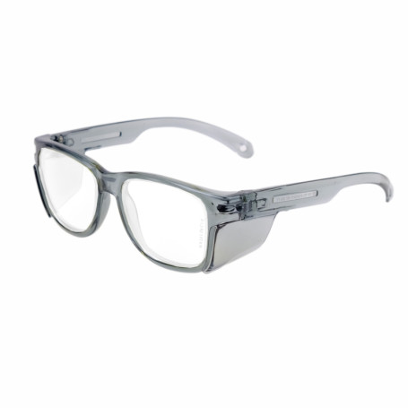 Safety glasses open O80 Zebra StrongGlass (2C-1.2 PC) frame O4, colorless, 30 pcs.