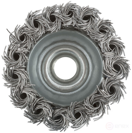 Bowl-type corkscrew, M14 nut, 65 mm twisted steel wire