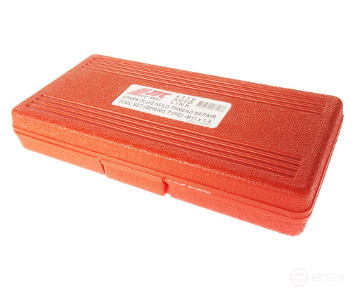 Набор инструментов для восстановления резьбы свечей зажигания (пружинная вставка М11х1.5) 5шт. JTC