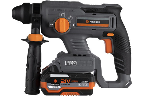 Anycons AC-H408 SDS+ Brushless rotary hammer, AC-H4082, 2 batteries + charger